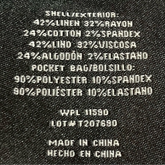 32 DEGREES COOL Linen Pull On Gray Pants Size Medium - Picture 4 of 9